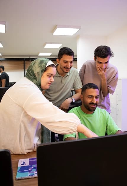 team working together