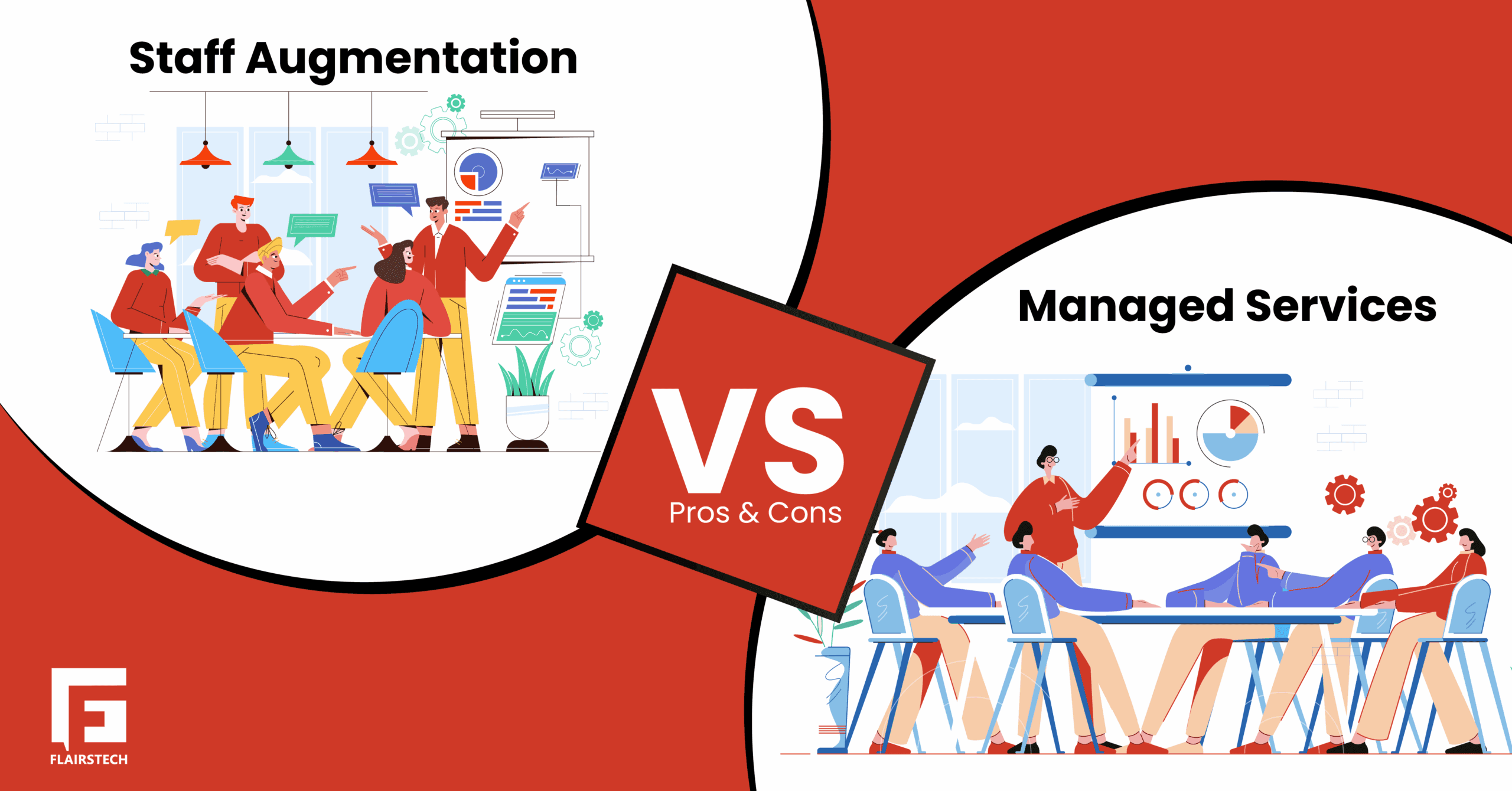 Staff Augmentation Vs Managed Services: Definition, Pros, Cons, Market Trends, and Other Things You Need to Know