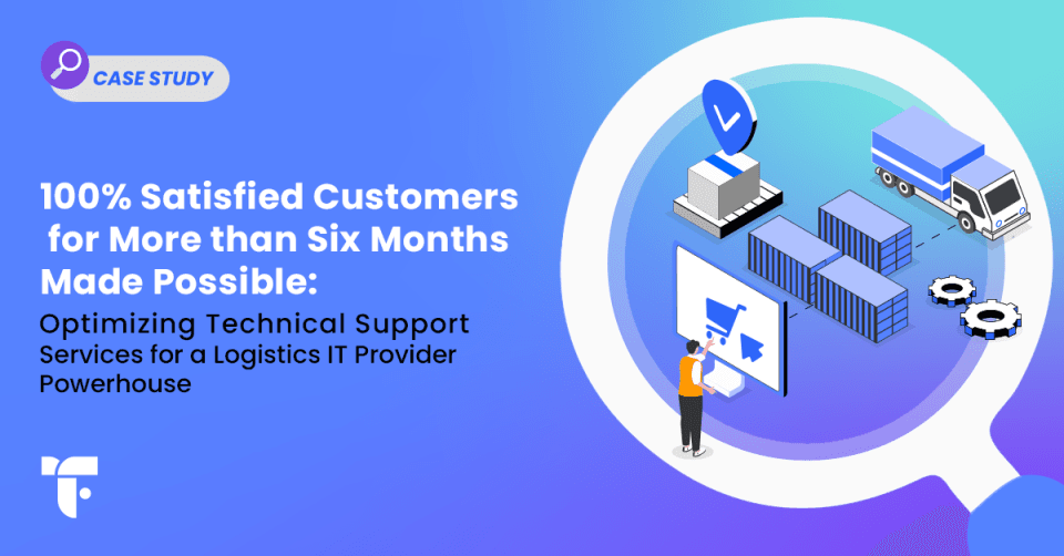 Case study banner on how we reached a 100% CSAT with 0 negative surveys.