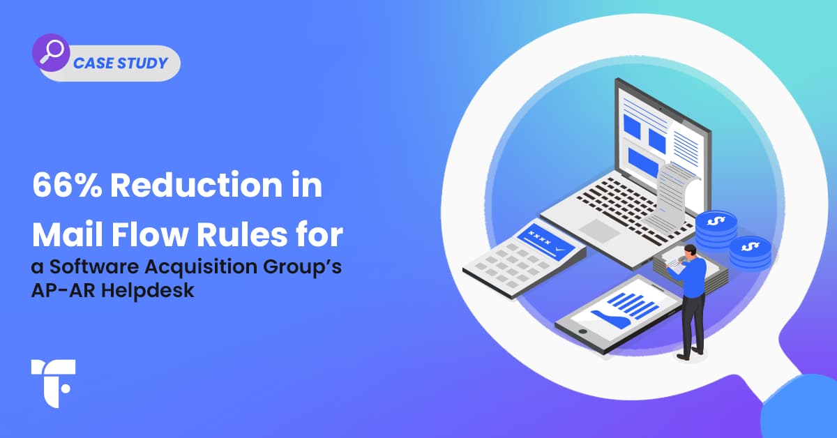 Learn how we reduced Exchange Online mail flow rules by 66% (from nearly 180 to around 40) to create a scalable, disruption-free AP/AR helpdesk ticketing workflow.