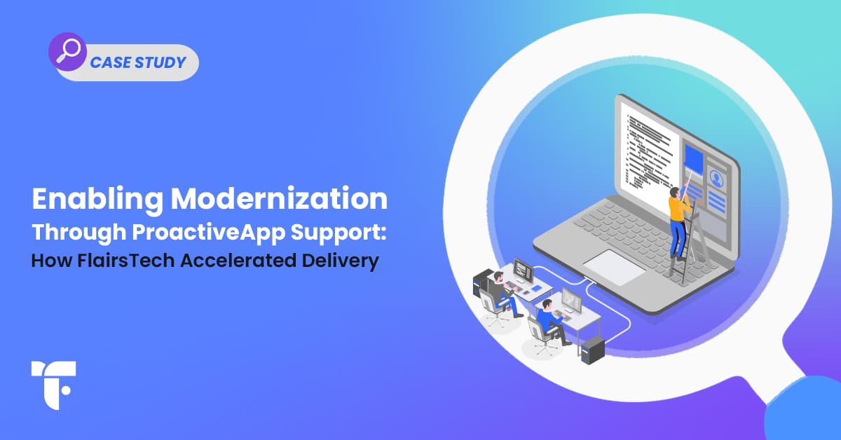 Case study banner on proactive application support that resolved all issues in six months and accelerated modernization for a chemical manufacturing company.