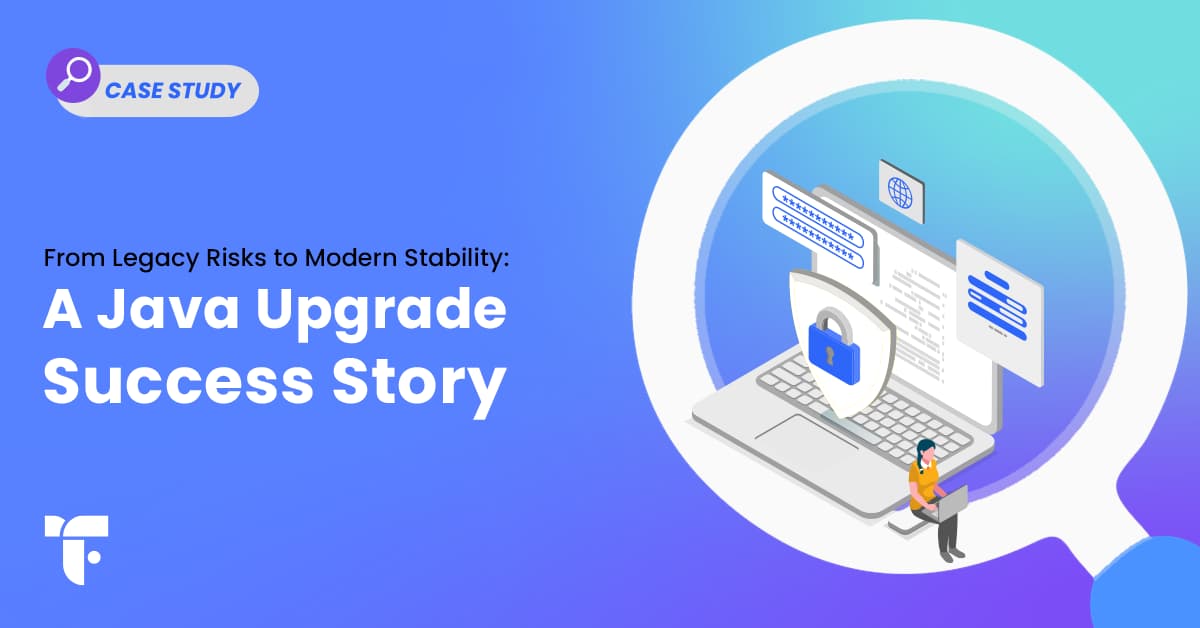 Learn how we achieved 100% platform uptime while migrating five core services from Java 7 to Java 8 for a North America–based enterprise software provider, improving stability and future readiness.