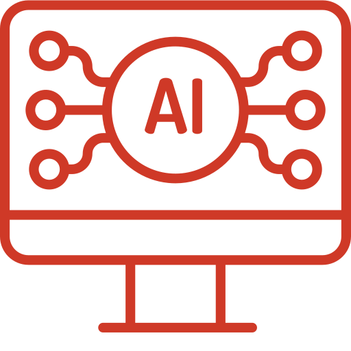 an circle with with AI string written inside it